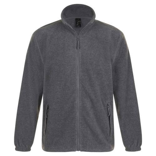 Куртка мужская North, серый меланж, размер S
