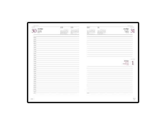 Ежедневник А5 датированный «Leader» на 2022 год