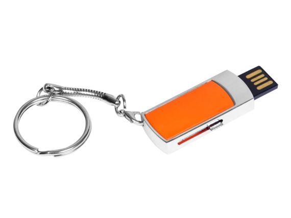 USB 2.0- флешка на 64 Гб с выдвижным механизмом и мини чипом