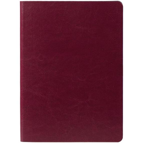 Ежедневник Nebraska Flex, недатированный, бордовый с золотистым