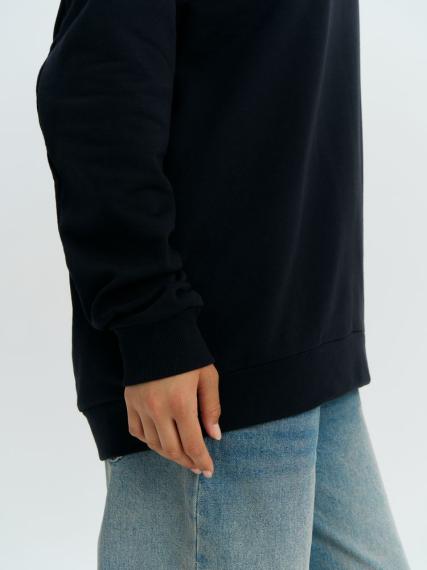 Свитшот оверсайз унисекс Omnifit, черный, размер XS/S