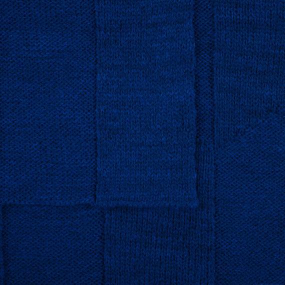 Плед Rombus, темно-синий (кобальт)