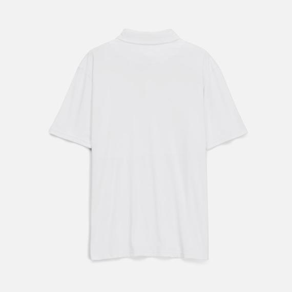 Рубашка поло унисекс Senti, белая, размер S