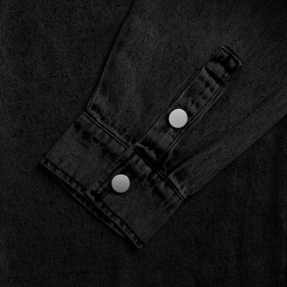 Куртка джинсовая O3, черная, размер 3XL/4XL