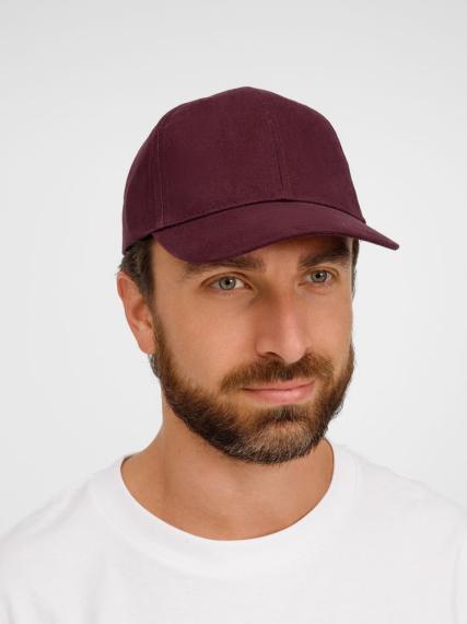 Бейсболка Buffalo, бордовая