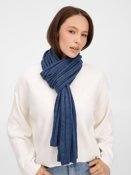 Шарф Metelitsa, синий меланж (джинс)