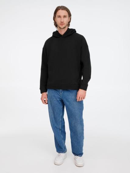 Худи оверсайз унисекс Tolla, черное, размер M/L