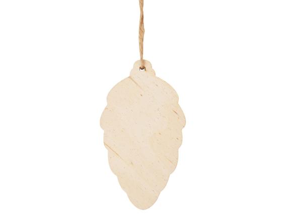 Деревянная подвеска на елку «Cedar»