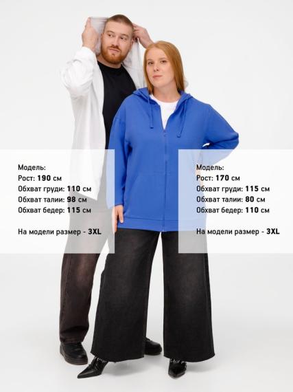 Толстовка на молнии с капюшоном Siverga 2.0, белая, размер S