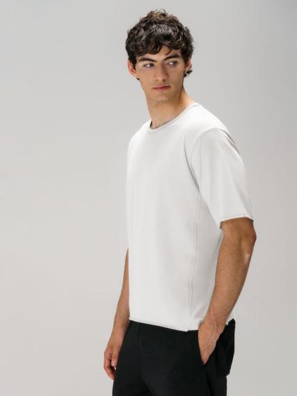 Футболка оверсайз унисекс Vozduh, молочно-белая, размер M/L