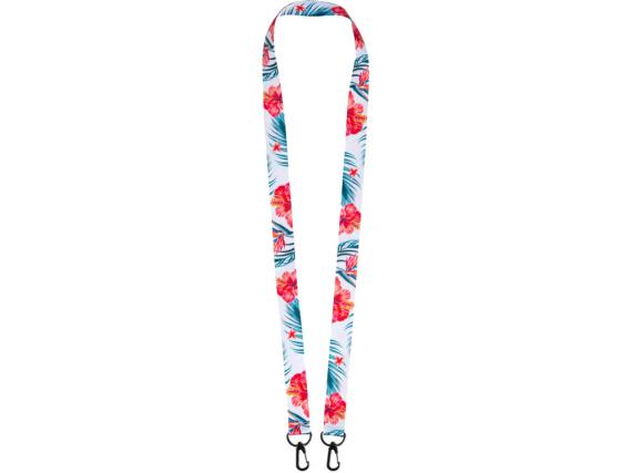 Ланъярд под сублимацию с 2-мя карабинами, 2 см