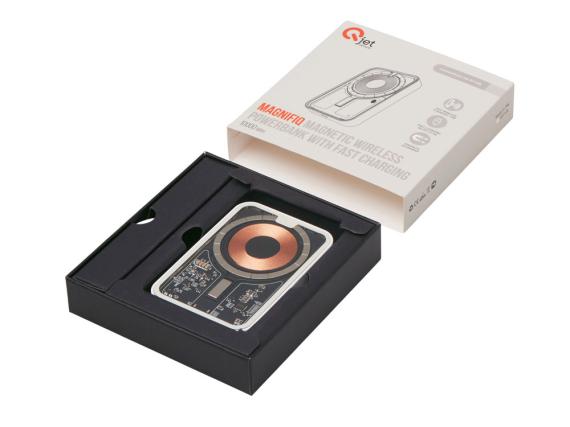 Беспроводной магнитный внешний аккумулятор с QC\PD «MagnifIQ», 10000 мАч, 15 Вт