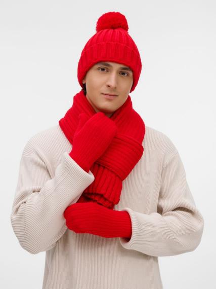 Шарф HappyGo, красный