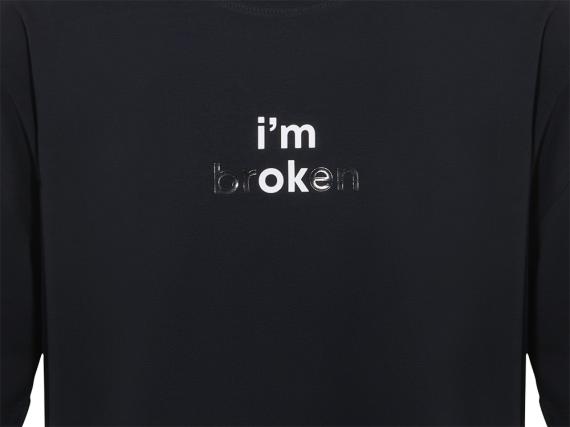 Футболка оверсайз «Vienna» унисекс с нанесением Трафарет Скульптура 2 цвета, размер S