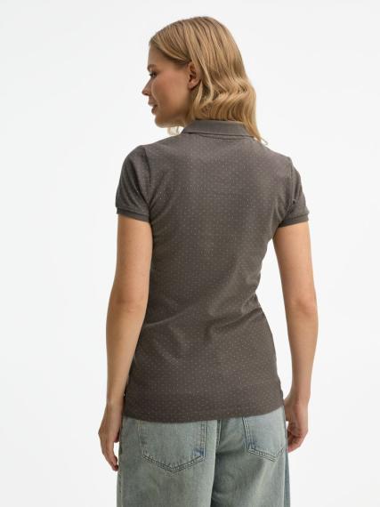 Рубашка поло женская Brandy Women темно-серый с белым, размер S