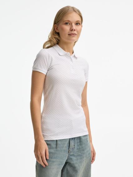 Рубашка поло женская Brandy Women белый/темно-синий, размер XXL