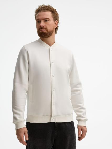 Бомбер унисекс AtmosWear, молочно-белый, размер XL