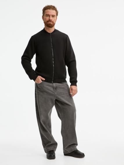 Бомбер унисекс Estado, черный, размер M