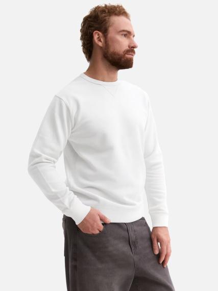 Толстовка унисекс Sully белая, размер XXL