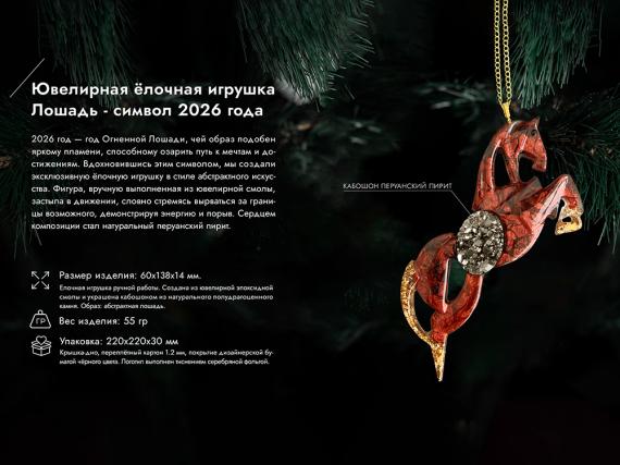 Елочная игрушка Лошадь