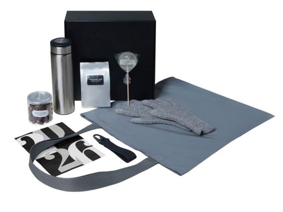 Подарочный набор «Re:Breathe» с перчатками, термосом и чаем