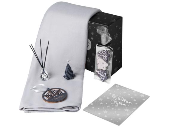 Подарочный набор «Re:Home» с пледом, свечой и диффузором