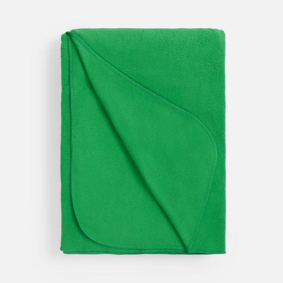 Флисовый плед Warm&Peace, зеленый