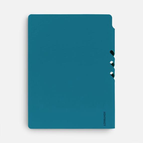 Ежедневник Flexpen Shall, недатированный, бирюзовый
