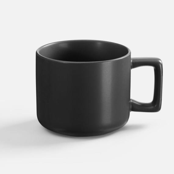 Чашка Jumbo в коробке матовая, черная