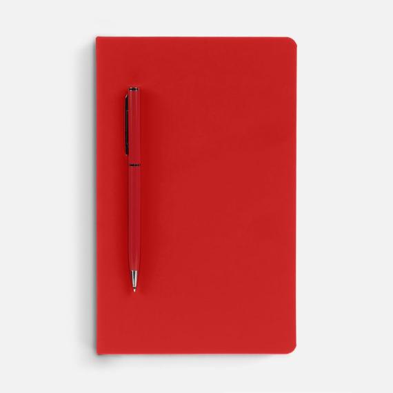 Ежедневник Magnet Shall с ручкой, красный