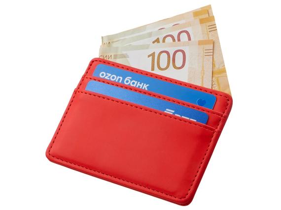 Картхолдер для двух карт и наличных денег с зажимом «Crave»