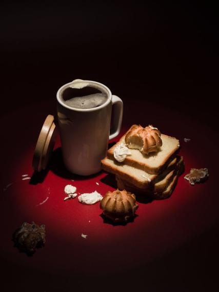 Кружка Vierra с крышкой-костером, белая