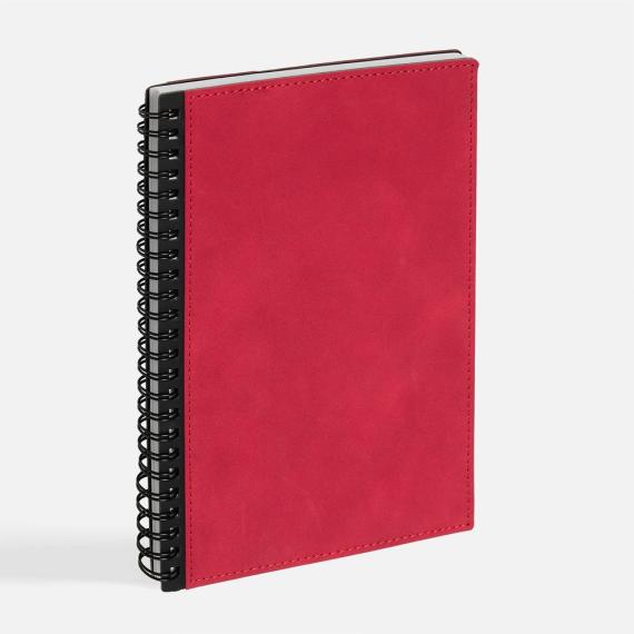 Ежедневник Notera Maxi, недатированный, красный