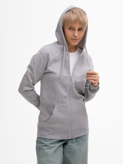 Толстовка унисекс Stone серый меланж, размер XXL