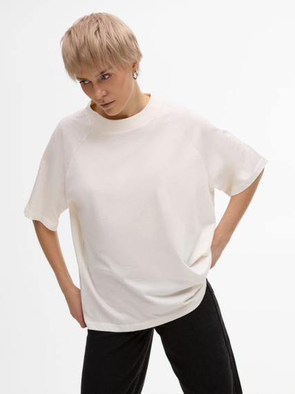 Футболка унисекс T2, молочно-белая, размер XS/S