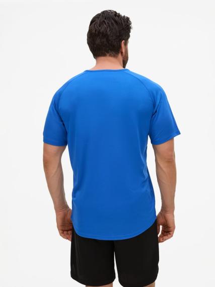Футболка унисекс Sporty 140 ярко-синяя, размер XS