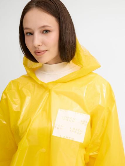 Дождевик-плащ CloudTime с печатью в один цвет на заказ