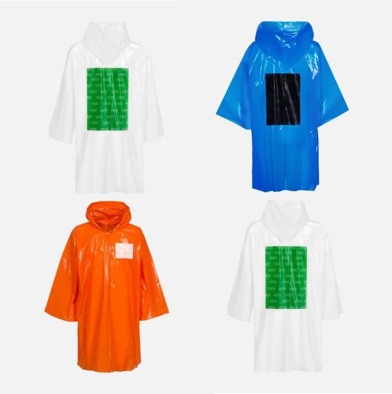 Дождевик-плащ BrightWay с печатью в один цвет на заказ