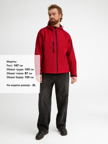 Куртка мужская с капюшоном Replay Men красная, размер L