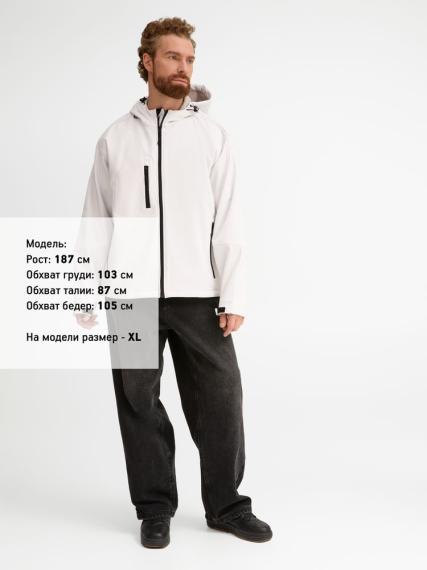 Куртка мужская с капюшоном Replay Men 340 белая, размер 3XL