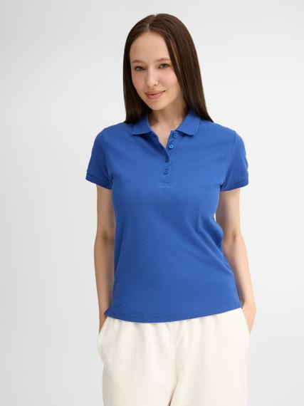 Рубашка поло женская People 210 ярко-синяя (royal), размер S