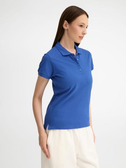 Рубашка поло женская People 210 ярко-синяя (royal), размер S
