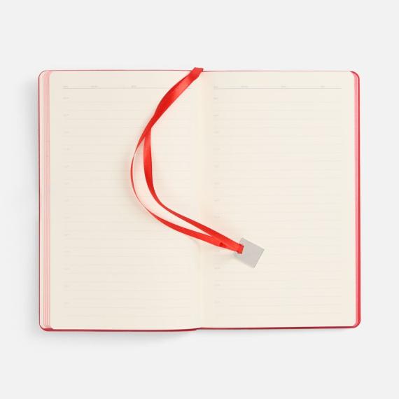 Ежедневник Shall Light, недатированный, красный