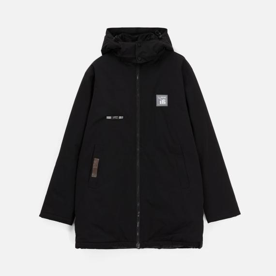 Куртка-парка унисекс Sfera, черная, размер S