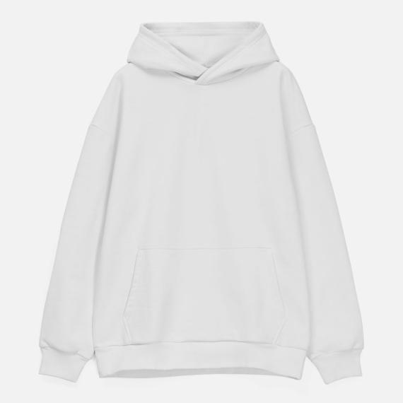 Худи унисекс оверсайз Daylero, белое, размер M/L