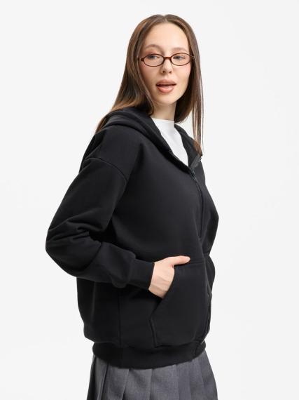 Толстовка унисекс оверсайз Sartoro, черная, размер XS/S