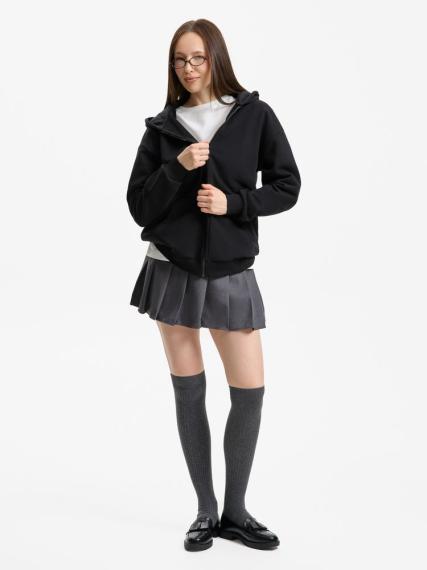 Толстовка унисекс оверсайз Sartoro, черная, размер XS/S