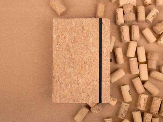 Блокнот Corkfolio, черный