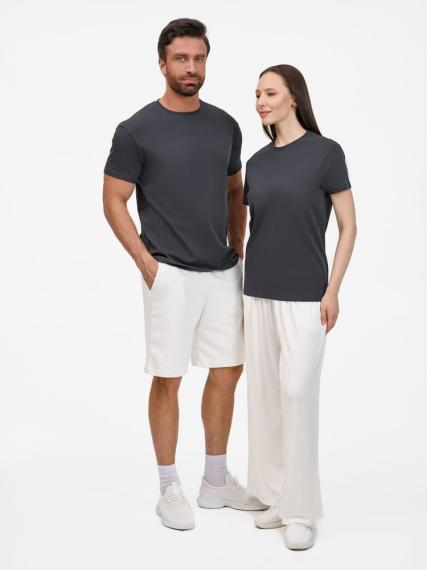 Футболка унисекс T-Bolka 200, темно-серая (графит), размер S