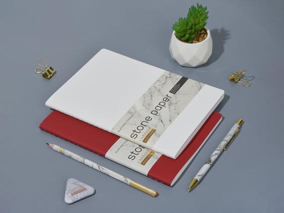 Тетрадь с каменной бумагой А5 «Carrara»